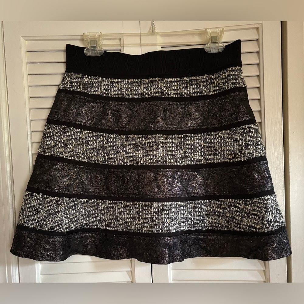 TORY BURCH Blythe … adorable mixed textures striped a line mini SIZE 6